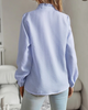 Elegante Blouse Met Lange Mouwen Voor Vrouwen