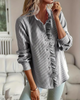 Elegante Blouse Met Lange Mouwen Voor Vrouwen