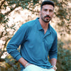 Sneldrogend Ademend Polo Shirt Lange Mouwen