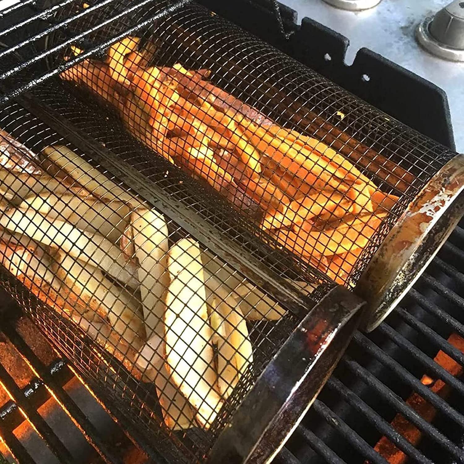 Roestvrijstalen Draagbaar BBQ-Grillrooster