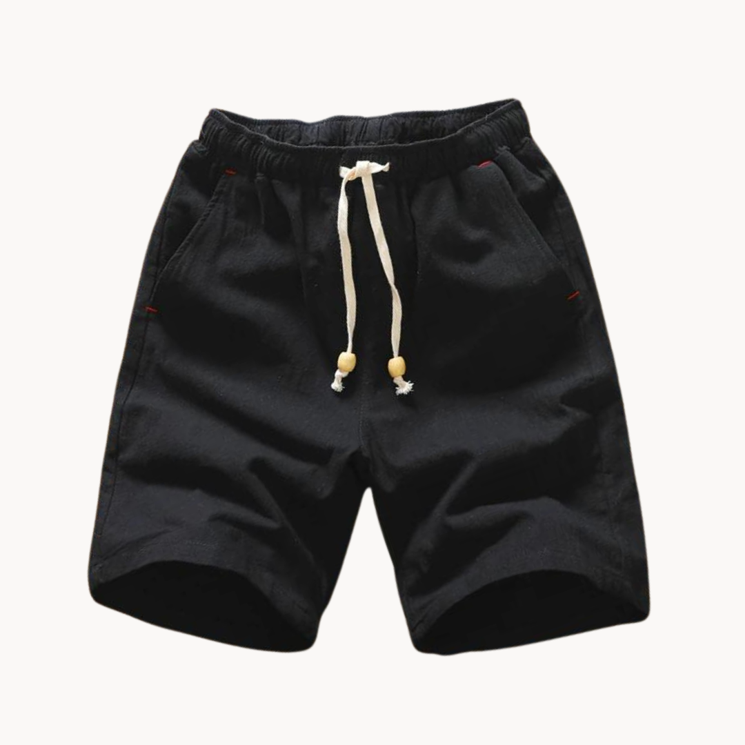 Ademende Katoenen Shorts Voor Mannen