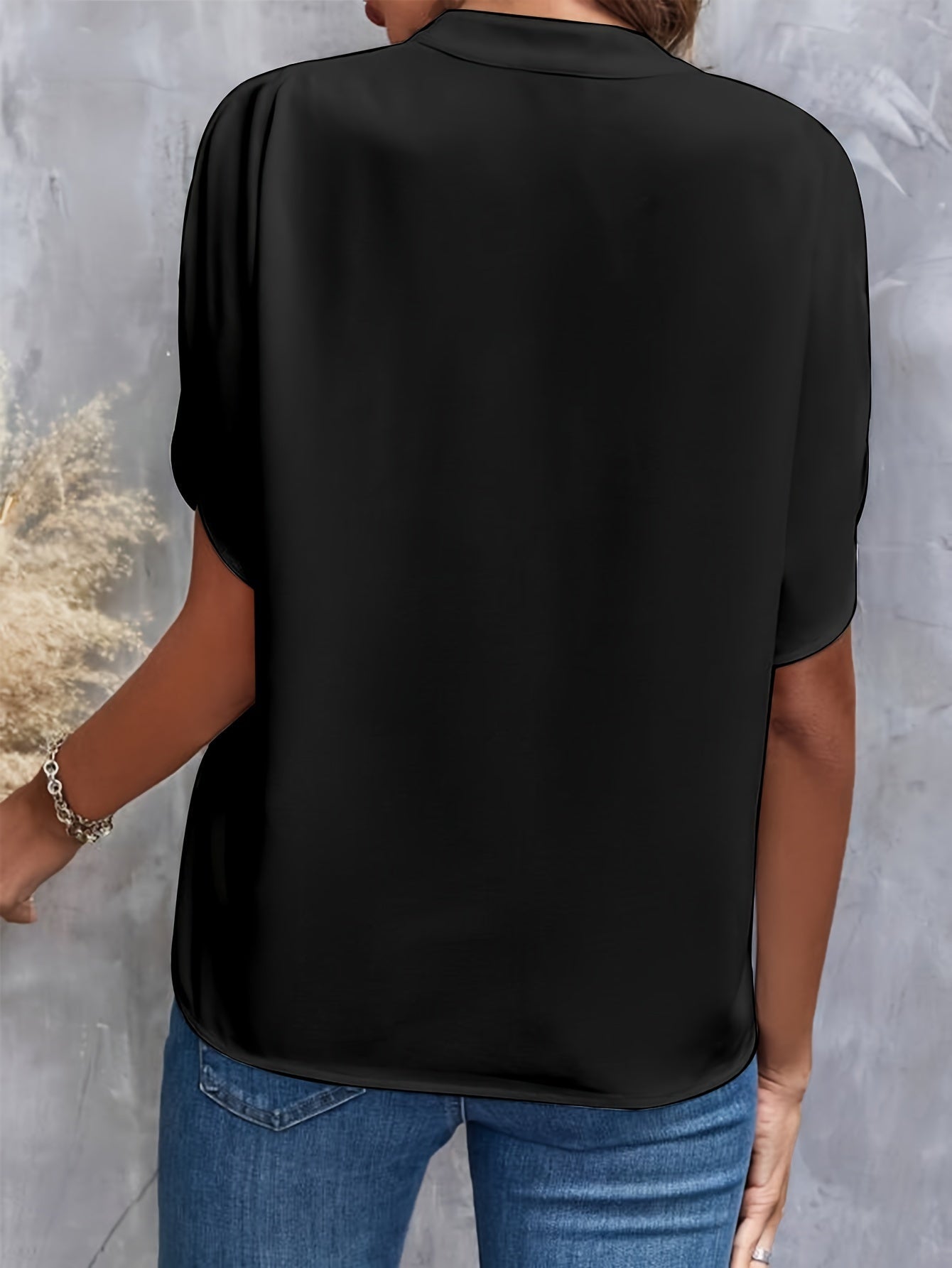 Lichte Elegante Blouse met V-hals Voor Vrouwen