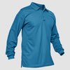 Sneldrogend Ademend Polo Shirt Lange Mouwen