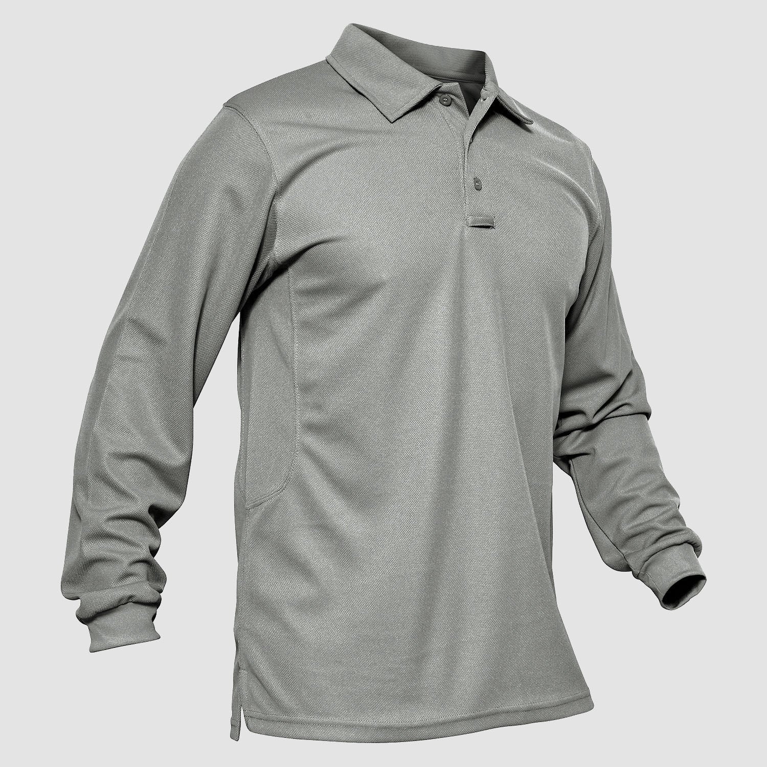 Sneldrogend Ademend Polo Shirt Lange Mouwen