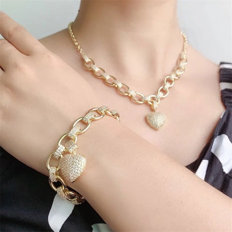 Charo Set Diamanten Sieraden Set
