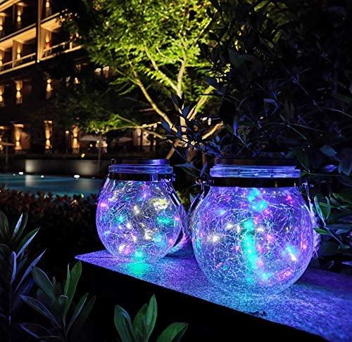 Hanging Jar Lights ( with solar panel ) - WestNest.in