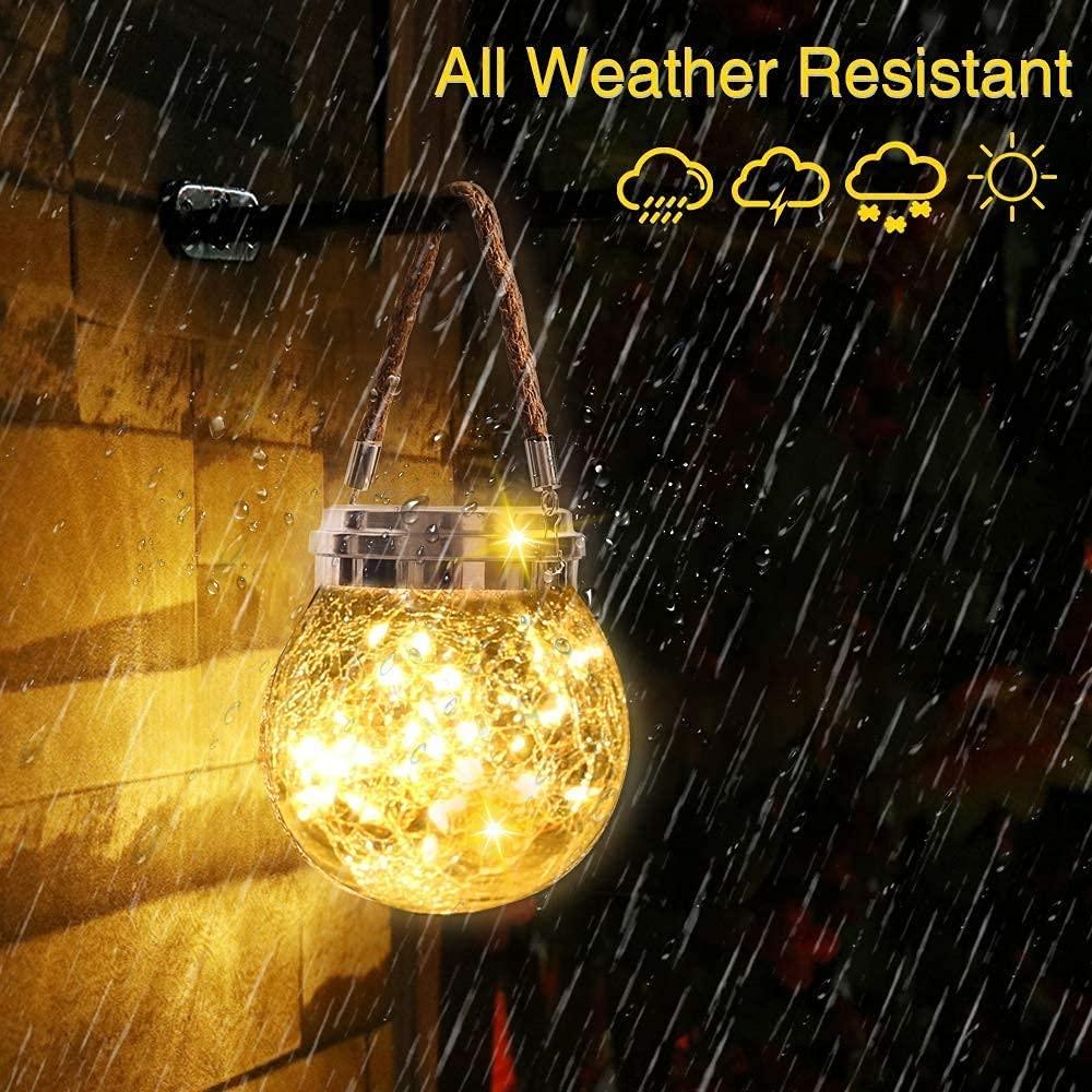 Hanging Jar Lights ( with solar panel ) - WestNest.in