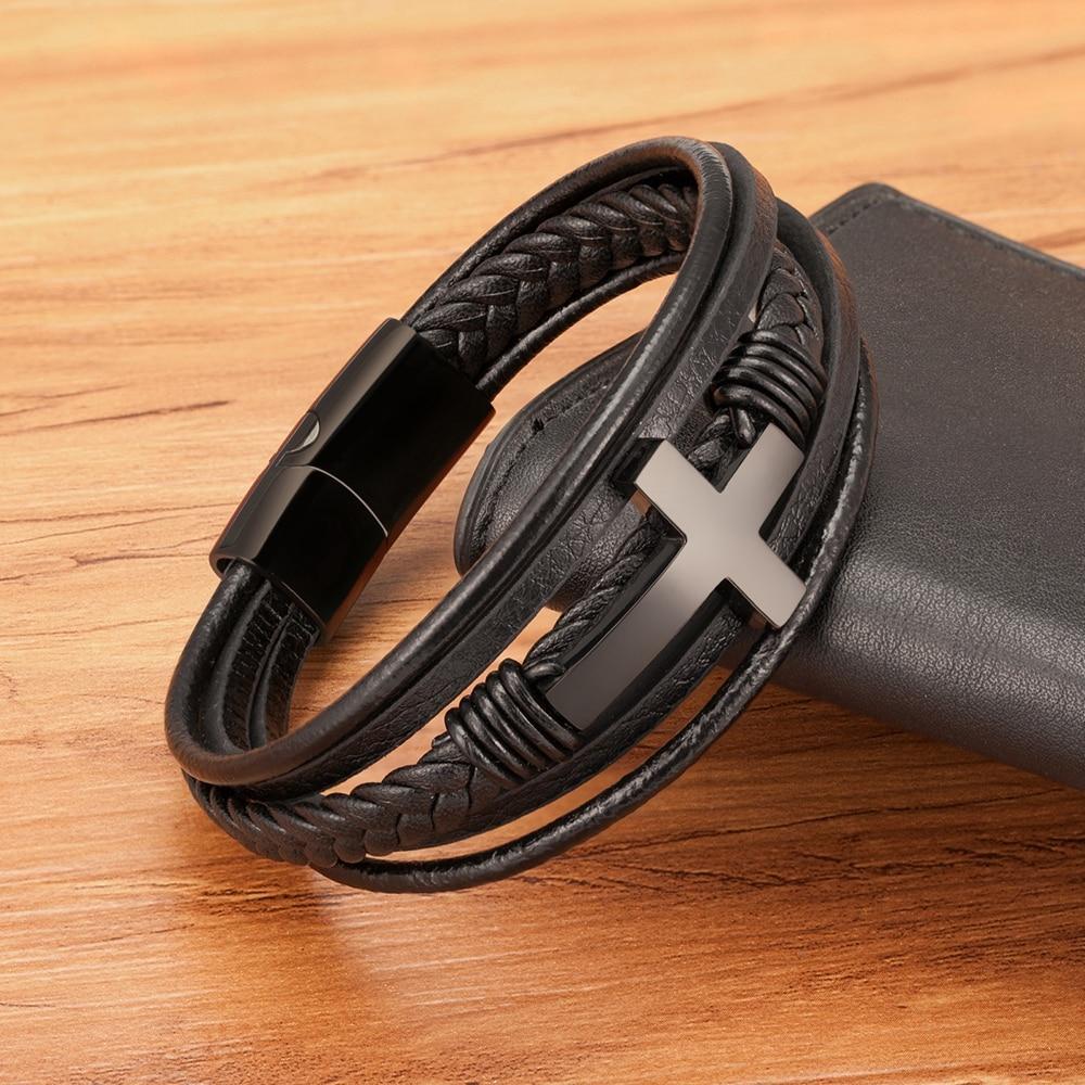 Believer Faith Steel Kruis Armband