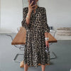 Roary Stijlvolle Damesjurk Met Luipaardprint