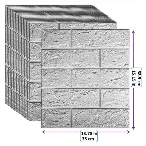 Sticky Walls – 3D Zelfklevend Behang