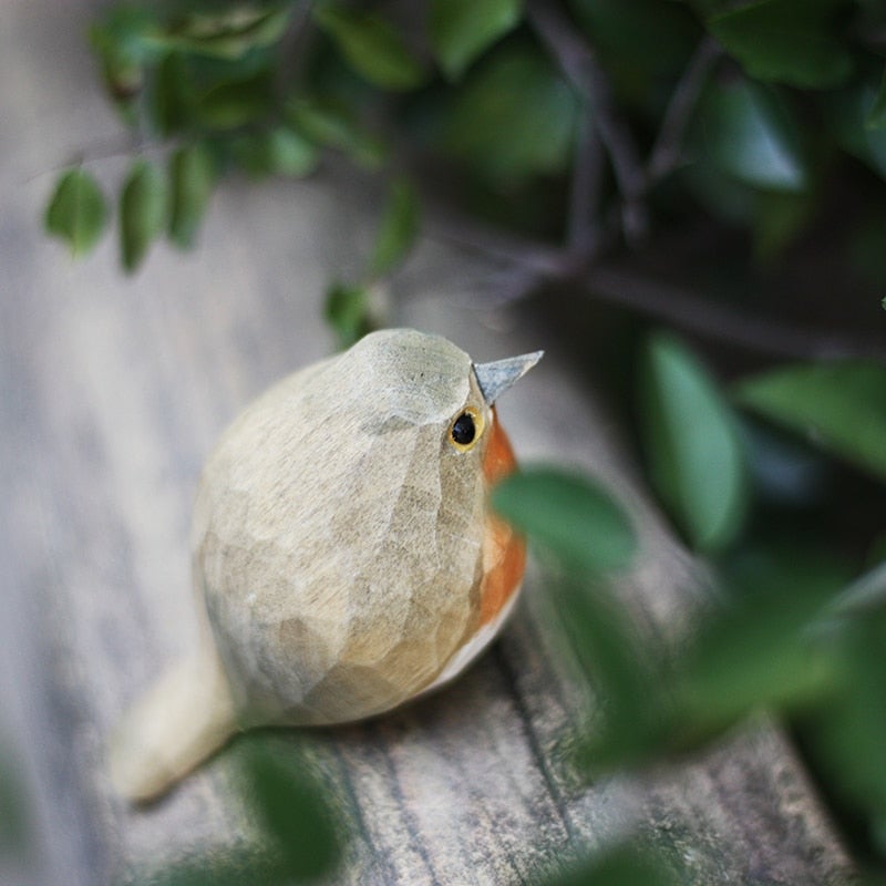 FLUROXO handgemaakte houten vogels