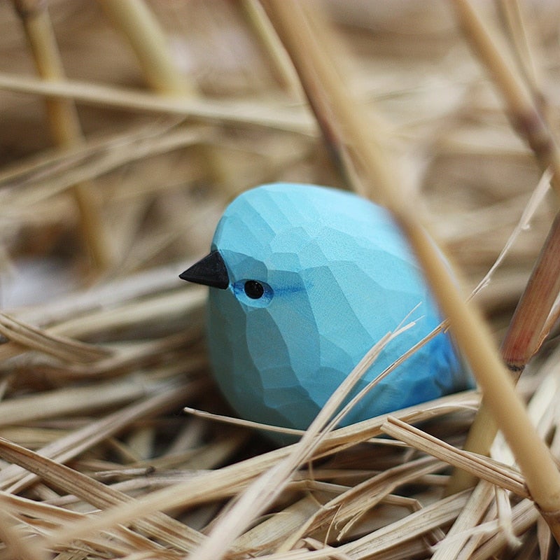 FLUROXO handgemaakte houten vogels