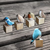 FLUROXO handgemaakte houten vogels